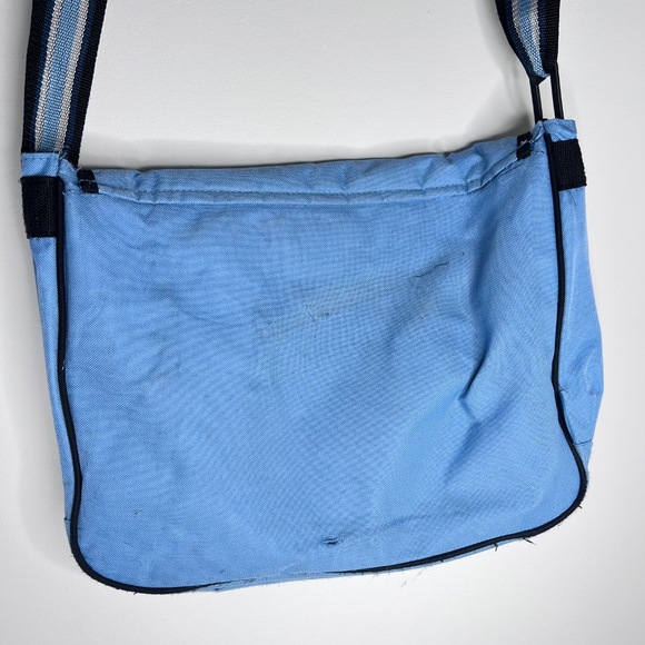 Vintage Y2K Mudd Messenger Book Bag Blue - Picture 5 of 7